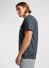 Meska Koszulka Lee WW Pocket Tee Washed Black 112364587