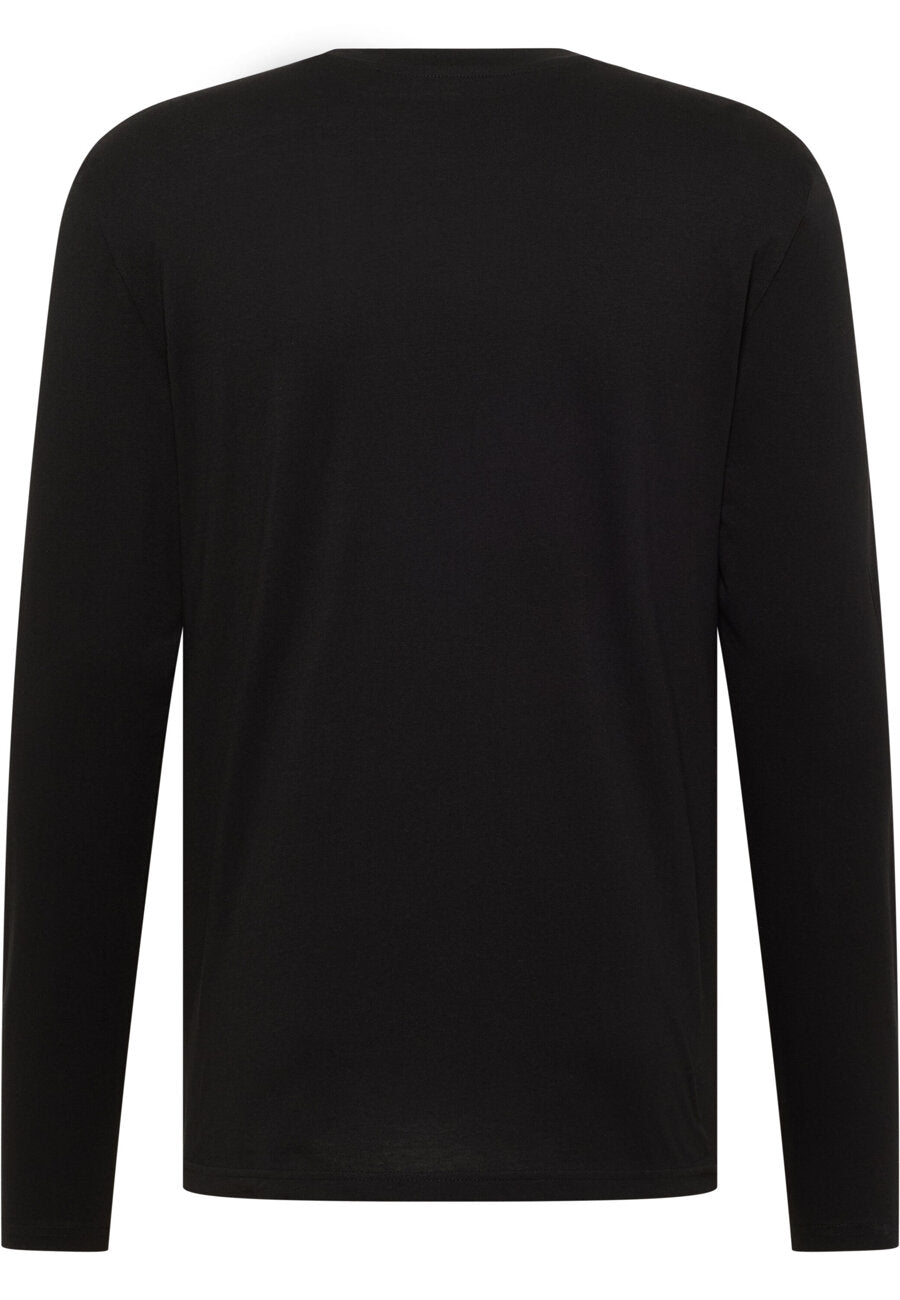 MĘSKA KOSZULKA Longsleeve MUSTANG Asheville Black 1016288 4142