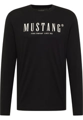 MĘSKA KOSZULKA Longsleeve MUSTANG Asheville Black 1016288 4142