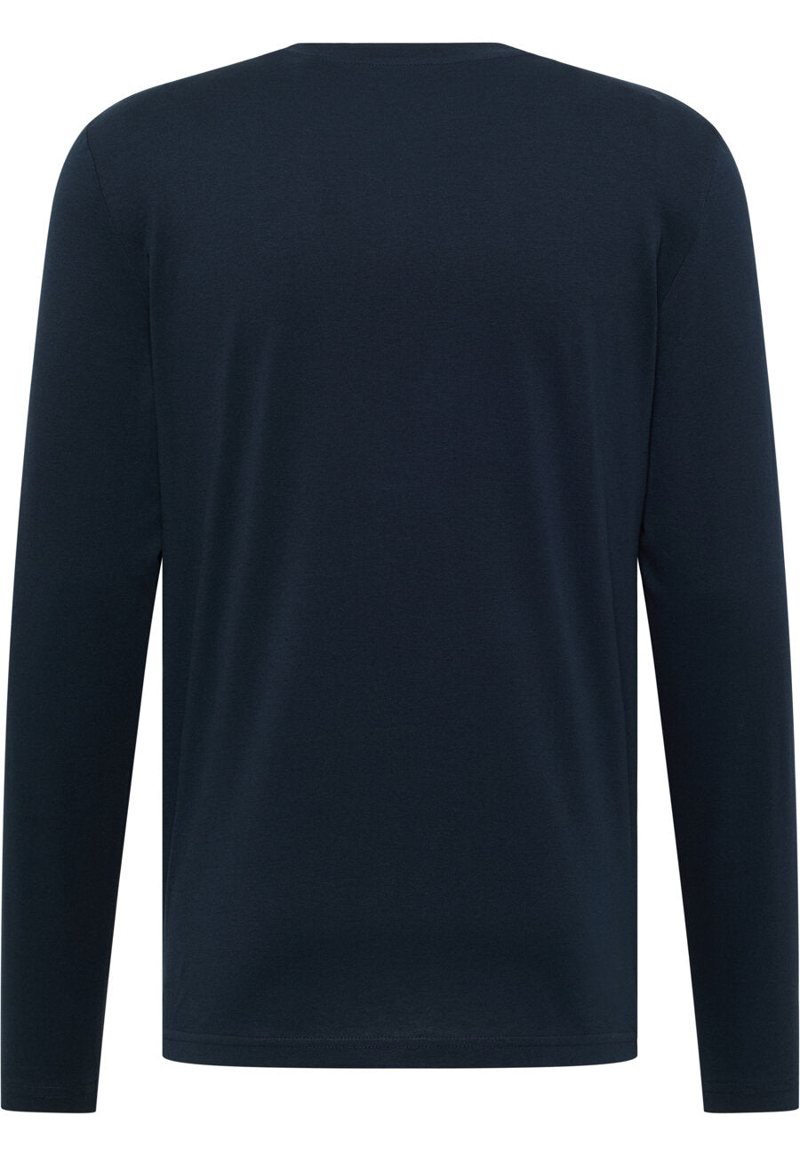 MĘSKA KOSZULKA Longsleeve MUSTANG Asheville Dark Sapphire 1016288 4136