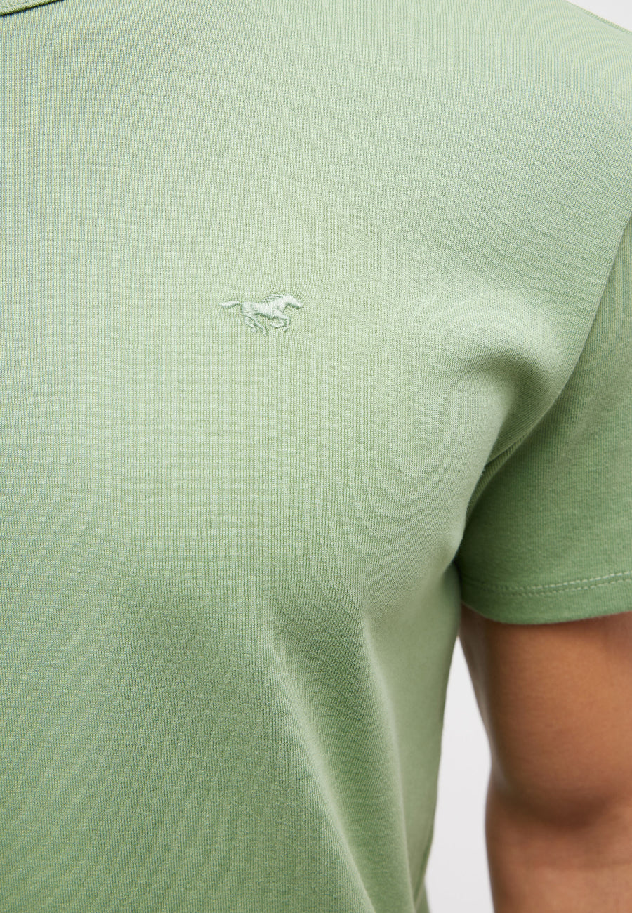 MĘSKA KOSZULKA MUSTANG Allen T-shirt Hedge Green 1014930 6336