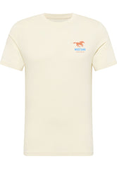 MĘSKA KOSZULKA MUSTANG Austin T-shirt LOGO Light Gray 1015068 3003