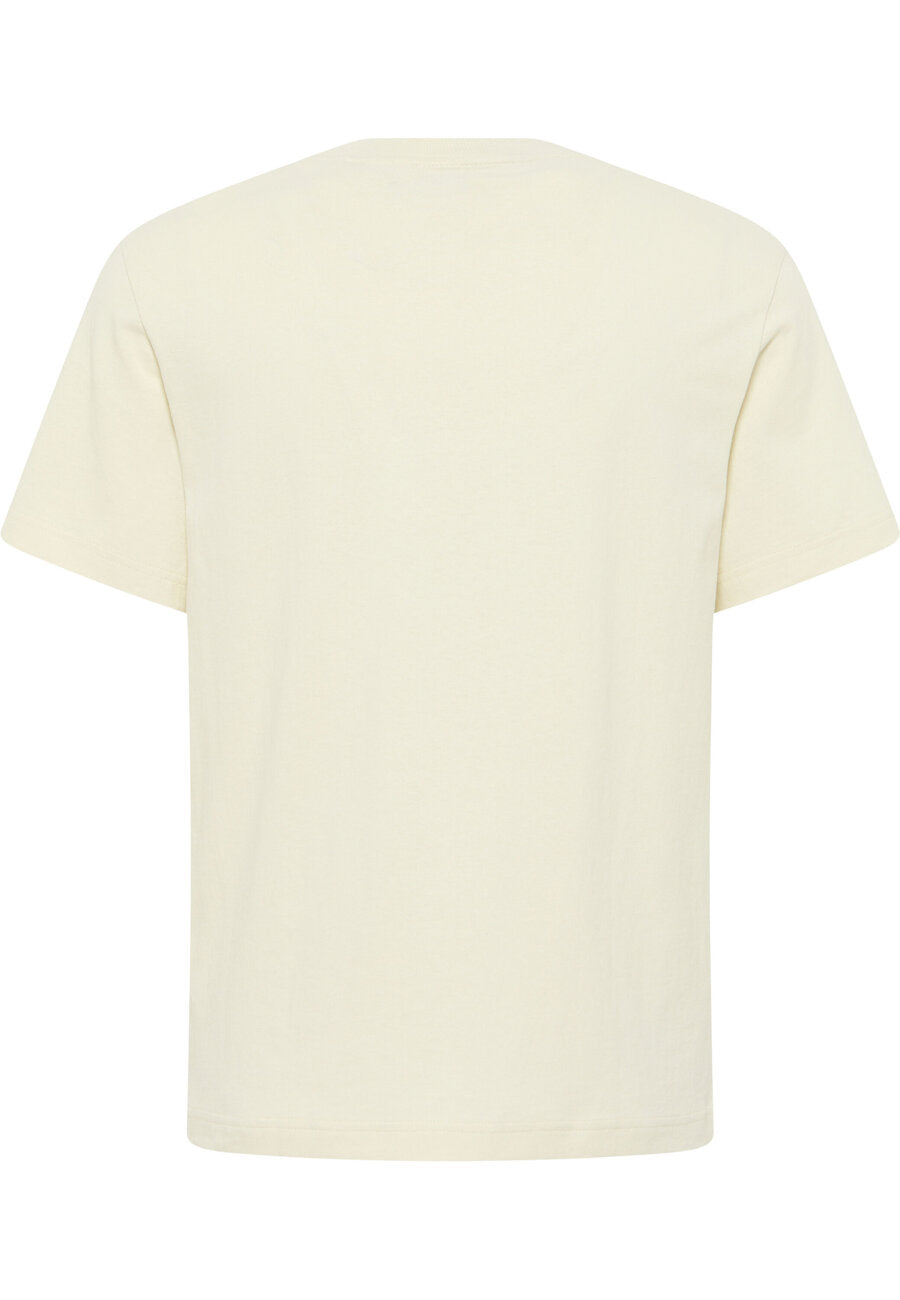 MĘSKA KOSZULKA MUSTANG Austin T-shirt NADRUK Light Gray 1015076 3003