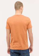MĘSKA KOSZULKA MUSTANG AustinT-shirt LOGO Raw Sienna 1015054 7088