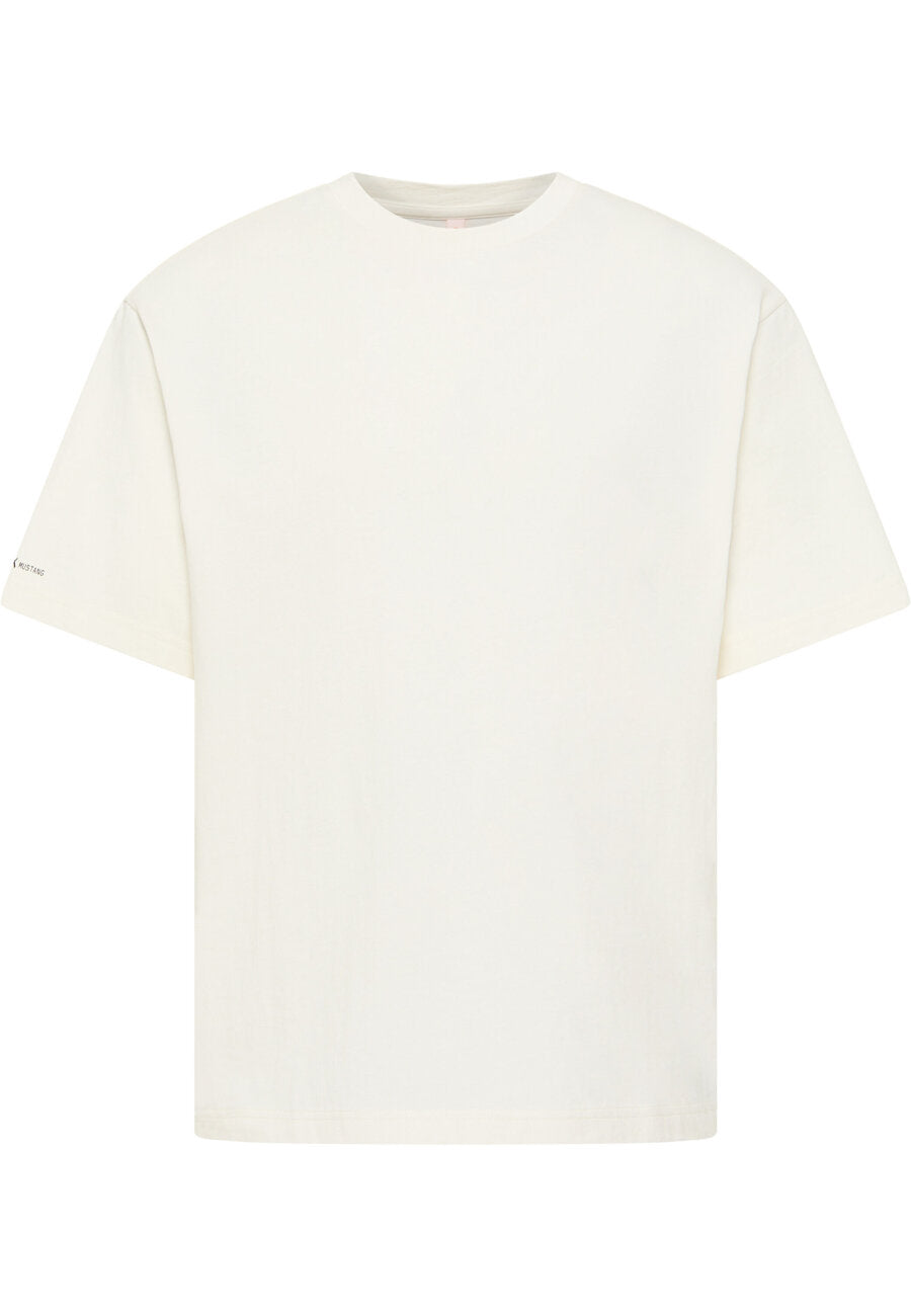 Męska Koszulka Mustang T-shirt Akron Whisper White 1015264 2013