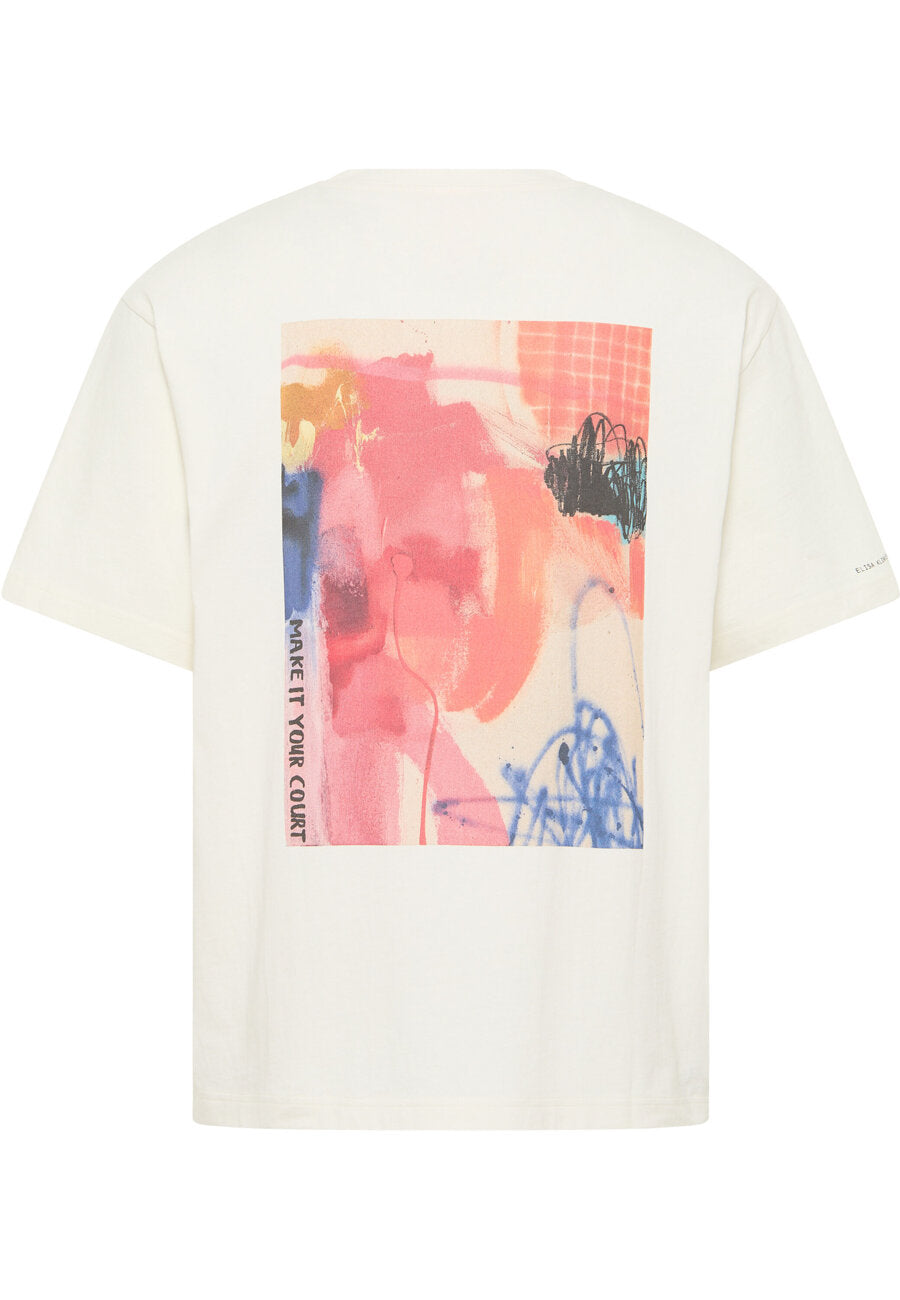 Męska Koszulka Mustang T-shirt Akron Whisper White 1015264 2013