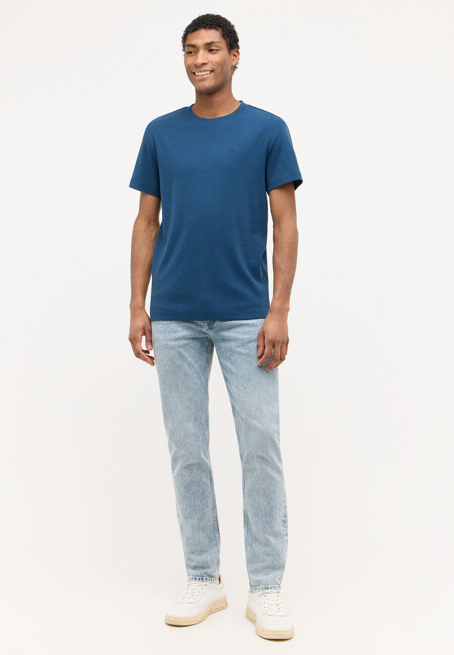 MĘSKA KOSZULKA MUSTANG T-shirt Allen Insignia Blue 1015061 5230