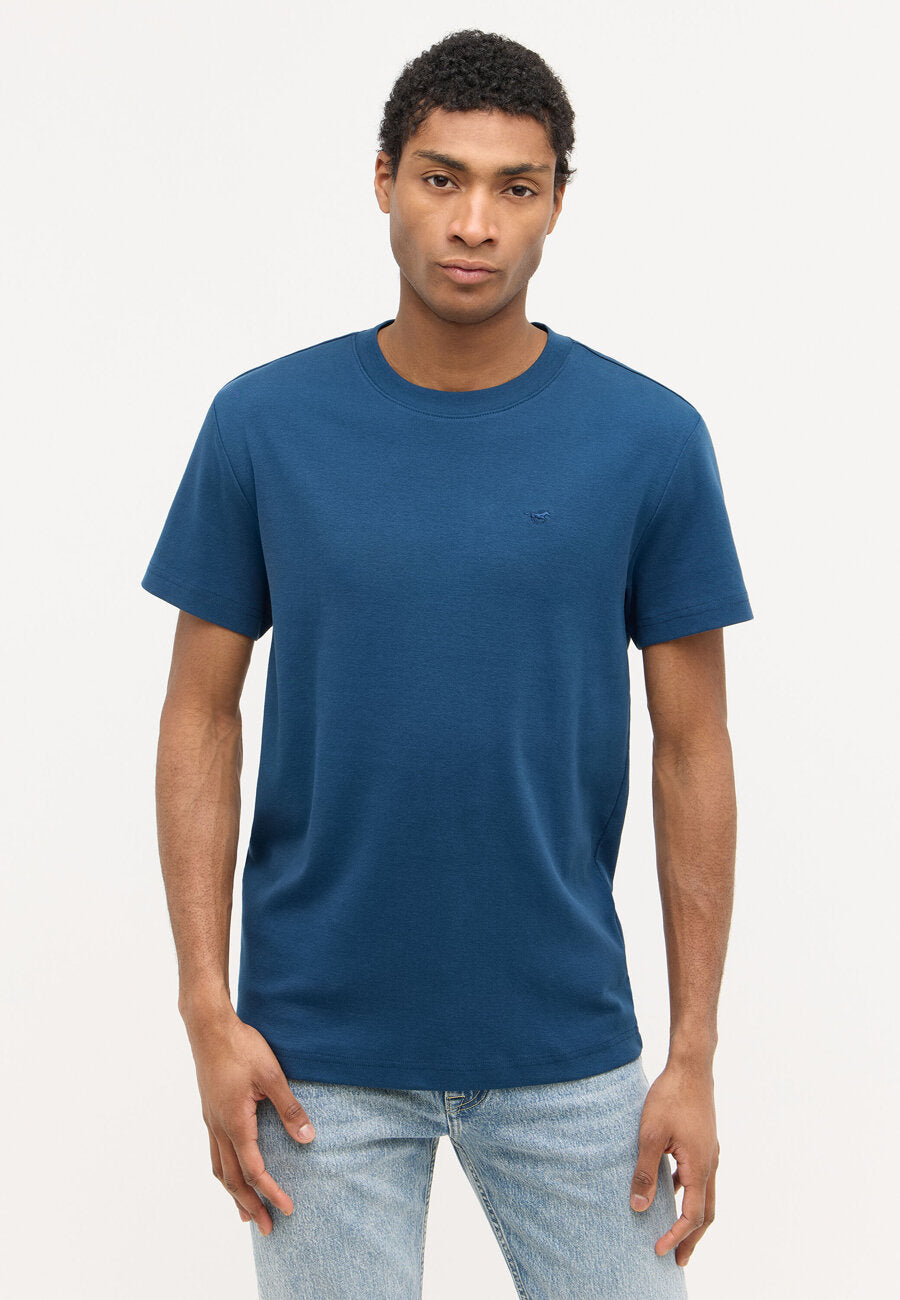 MĘSKA KOSZULKA MUSTANG T-shirt Allen Insignia Blue 1015061 5230