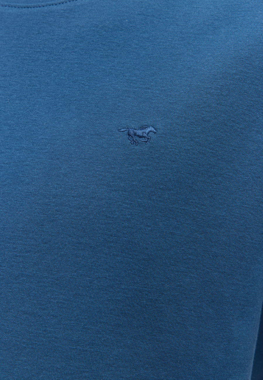 MĘSKA KOSZULKA MUSTANG T-shirt Allen Insignia Blue 1015061 5230