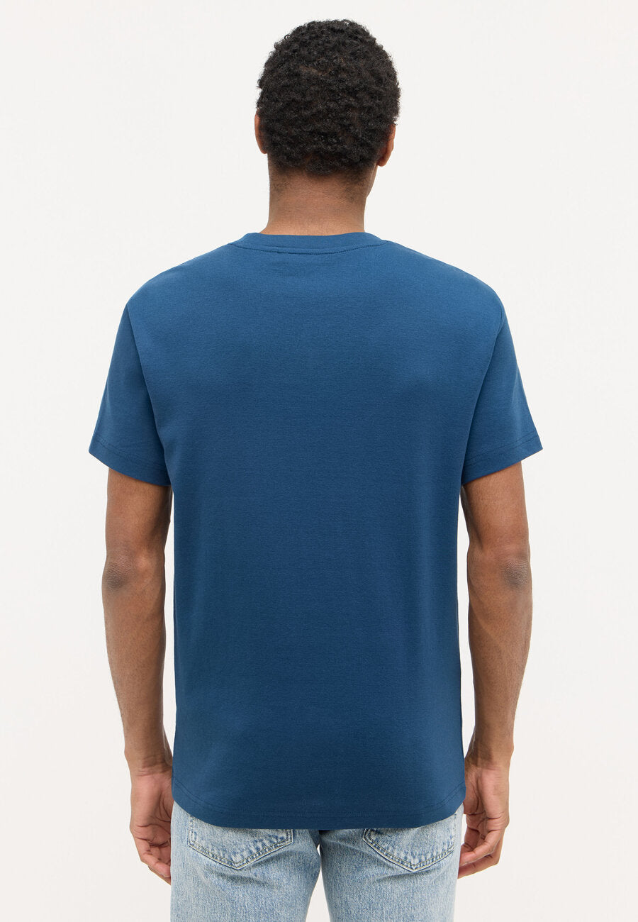 MĘSKA KOSZULKA MUSTANG T-shirt Allen Insignia Blue 1015061 5230