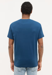 MĘSKA KOSZULKA MUSTANG T-shirt Allen Insignia Blue 1015061 5230