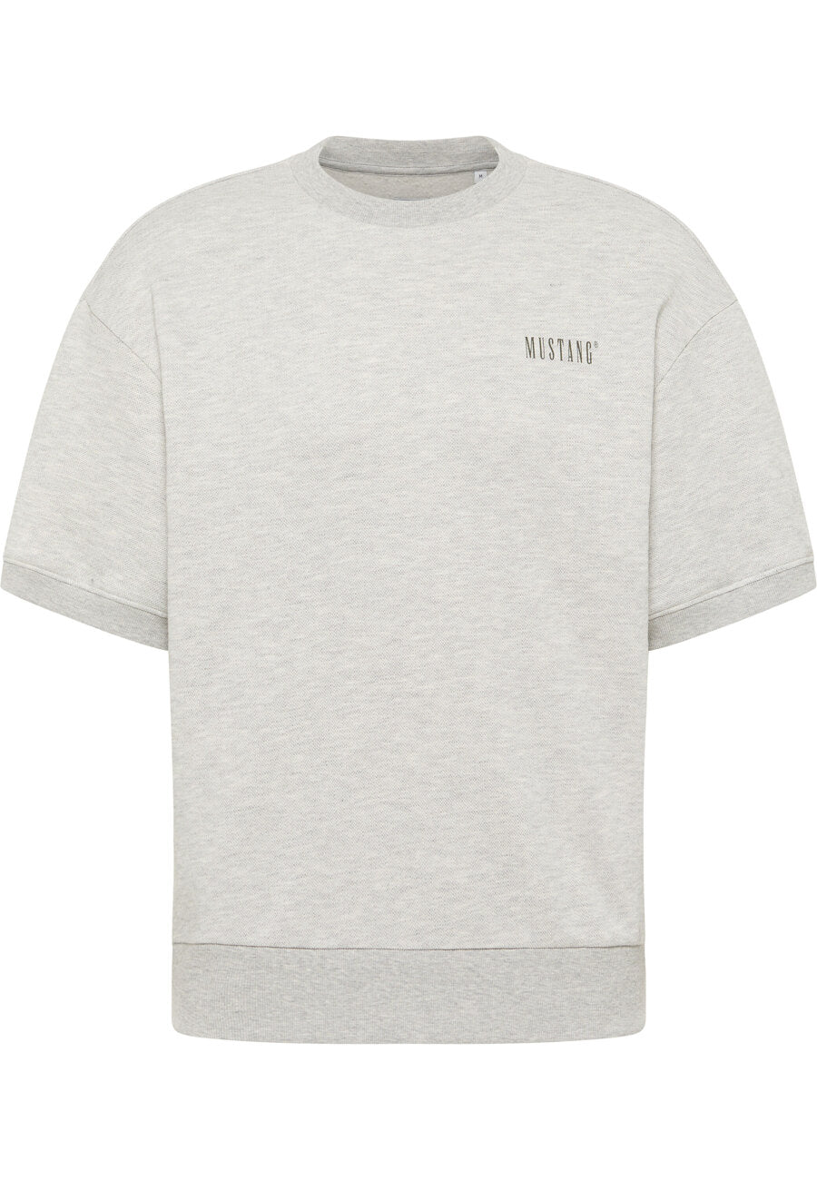 MĘSKA KOSZULKA MUSTANG T-shirt Alvarado Whisper White Melange 1015668 2078
