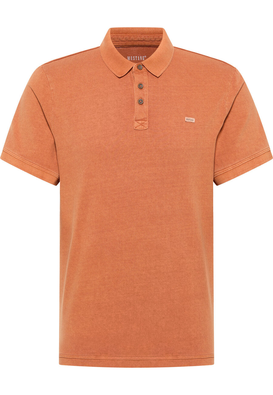MĘSKA KOSZULKA POLO MUSTANG Palco Raw Sienna 1015066 7088