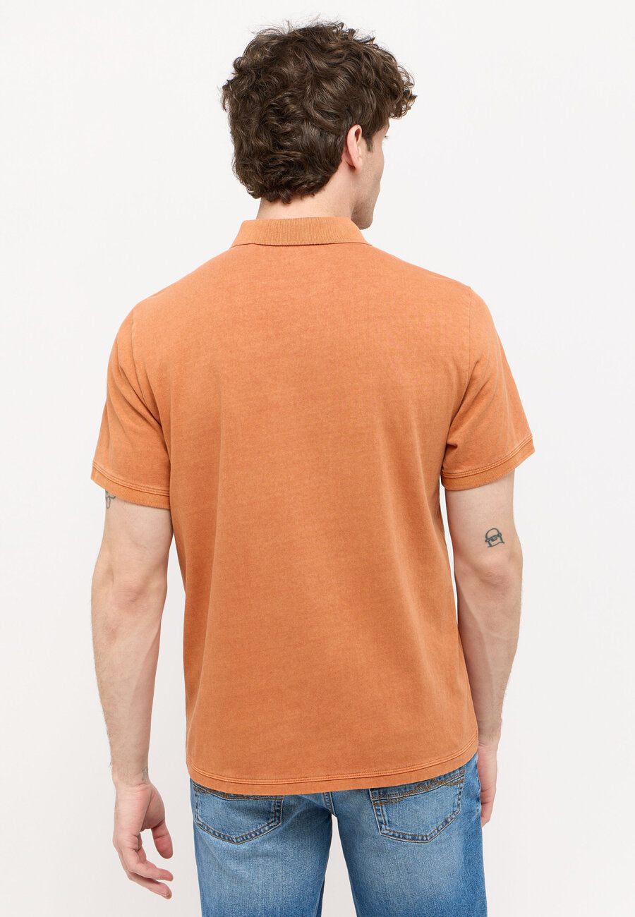 MĘSKA KOSZULKA POLO MUSTANG Palco Raw Sienna 1015066 7088