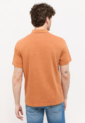 MĘSKA KOSZULKA POLO MUSTANG Palco Raw Sienna 1015066 7088