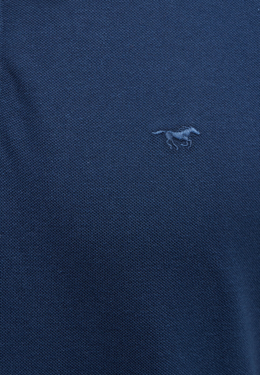 MĘSKA KOSZULKA POLO MUSTANG Portis Dress Blues 1014948 5334