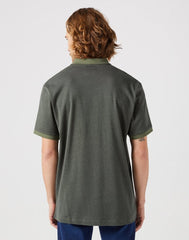 MĘSKA KOSZULKA POLO POLÓWKA WRANGLER POLO SHIRT DUSTY OLIVE 112350410 W709013993