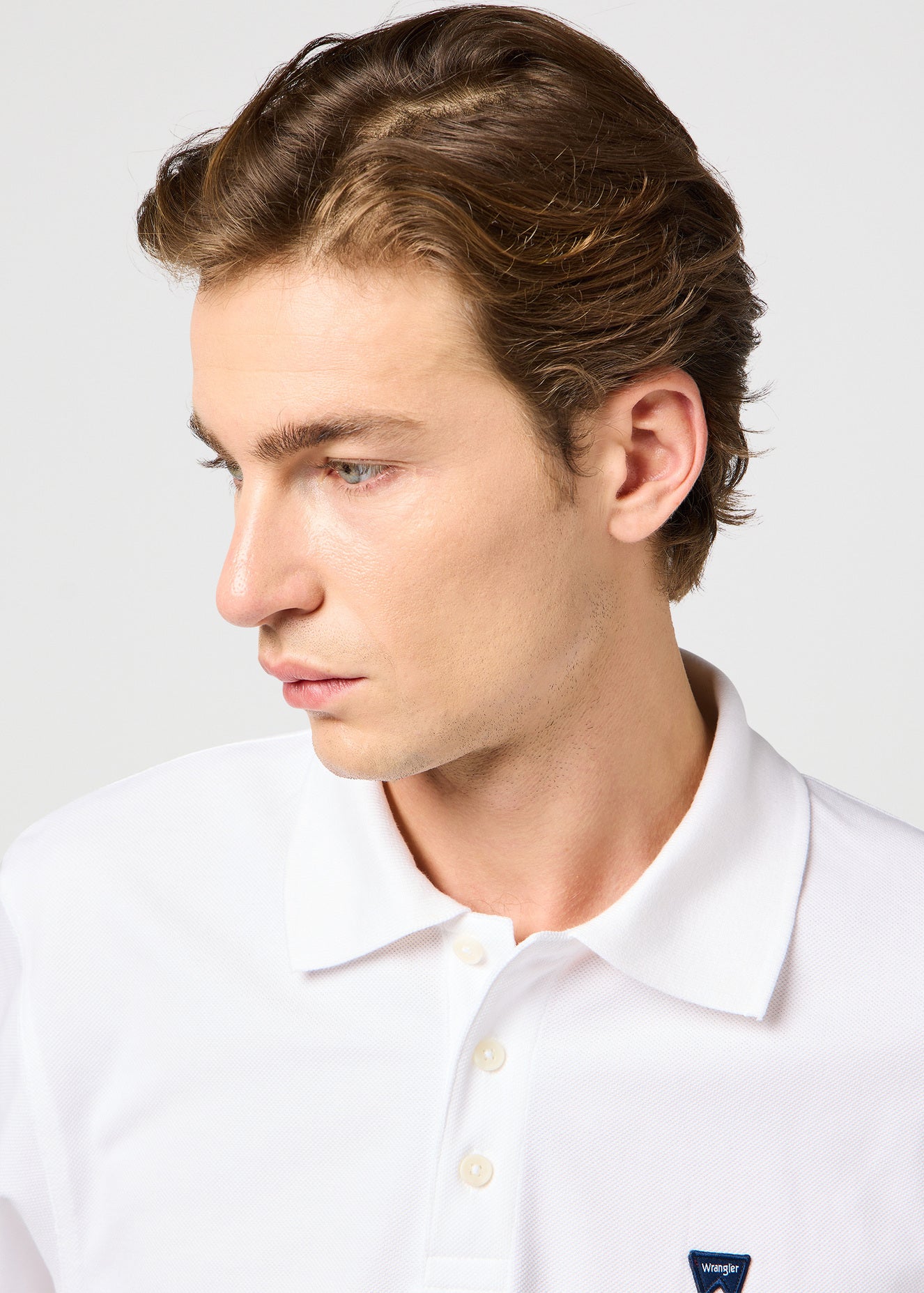 Meska Koszulka Polo Wrangler Polo Shirt Bright White 112362386