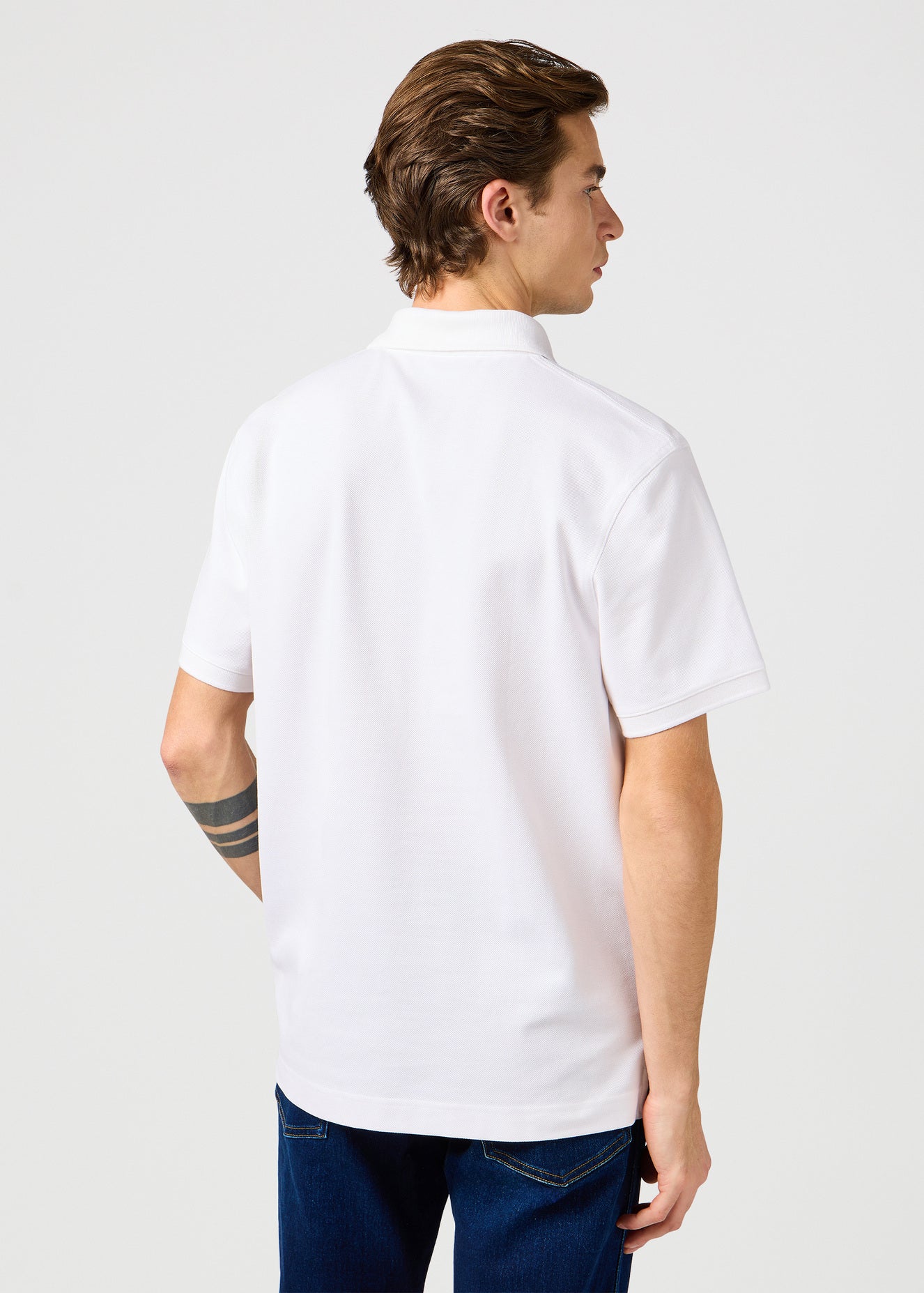 Meska Koszulka Polo Wrangler Polo Shirt Bright White 112362386
