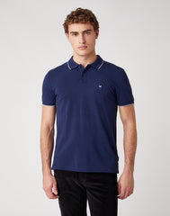 MĘSKA KOSZULKA POLO WRANGLER SS PIQUE POLO NAVY W7D5K4114 112131754