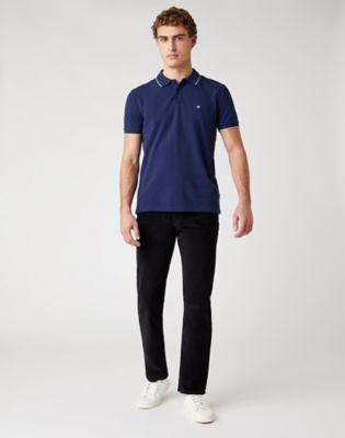 MĘSKA KOSZULKA POLO WRANGLER SS PIQUE POLO NAVY W7D5K4114 112131754