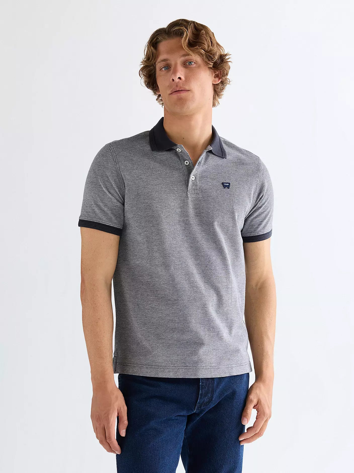 MESKA KOSZULKA REFINED POLO SHIRT DARK NAVY 112377997