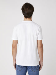 MĘSKA KOSZULKA T-SHIRT WRANGLER SS GRAPHIC TEE WHITE W7AID3989 112131343