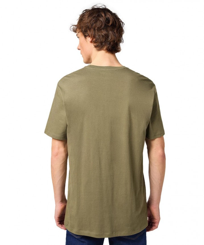 Męska Koszulka Wrangler 2 Pack Tee Dusty Olive 112321466