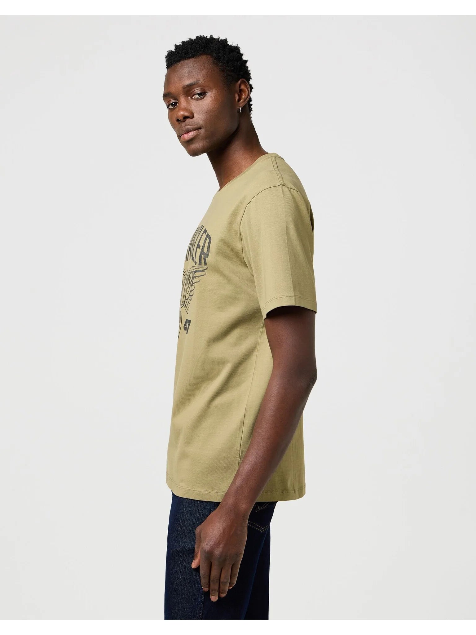 Męska Koszulka Wrangler Americana Tee Aloe 112371474