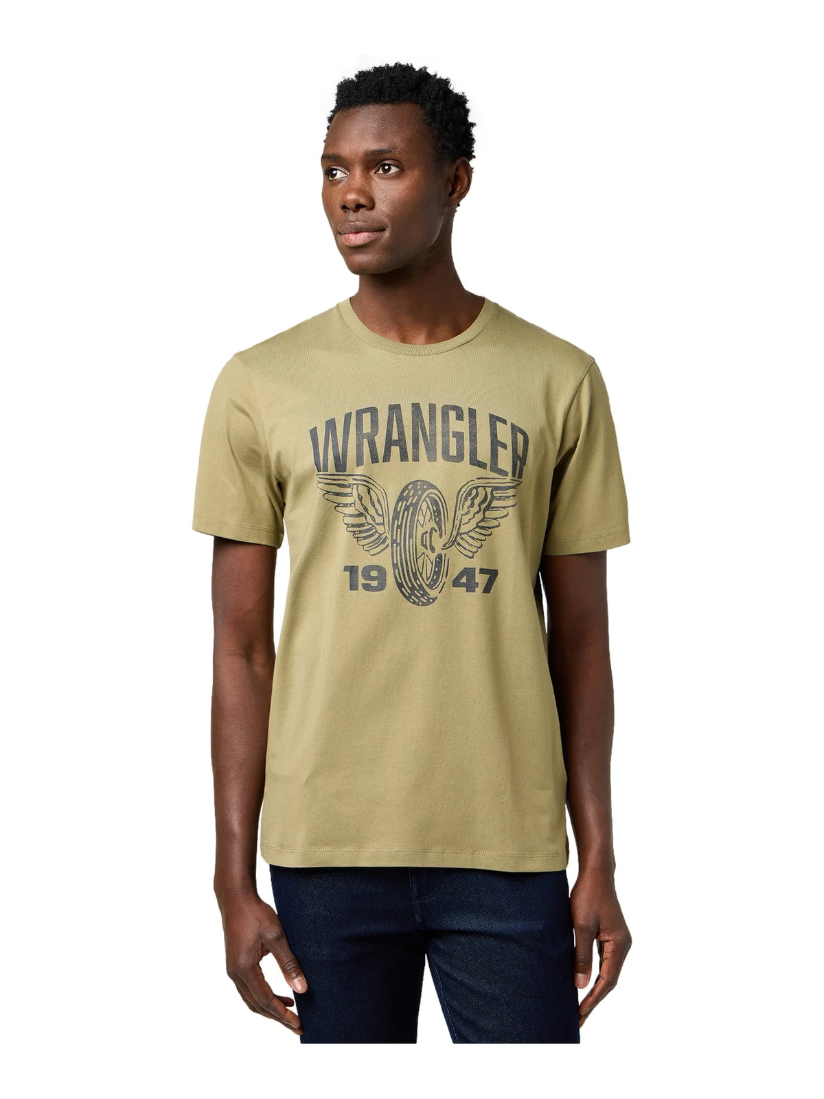 Męska Koszulka Wrangler Americana Tee Aloe 112371474