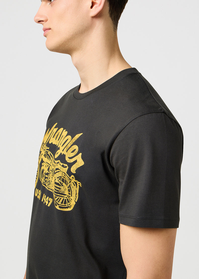 Meska Koszulka Wrangler Americana Tee Black 112371412