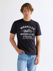 MĘSKA KOSZULKA WRANGLER AMERICANA TEE BLACK 112377950