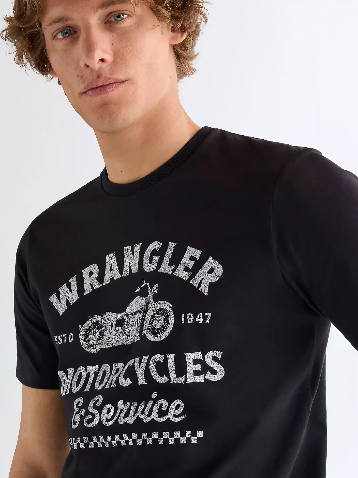 MĘSKA KOSZULKA WRANGLER AMERICANA TEE BLACK 112377950