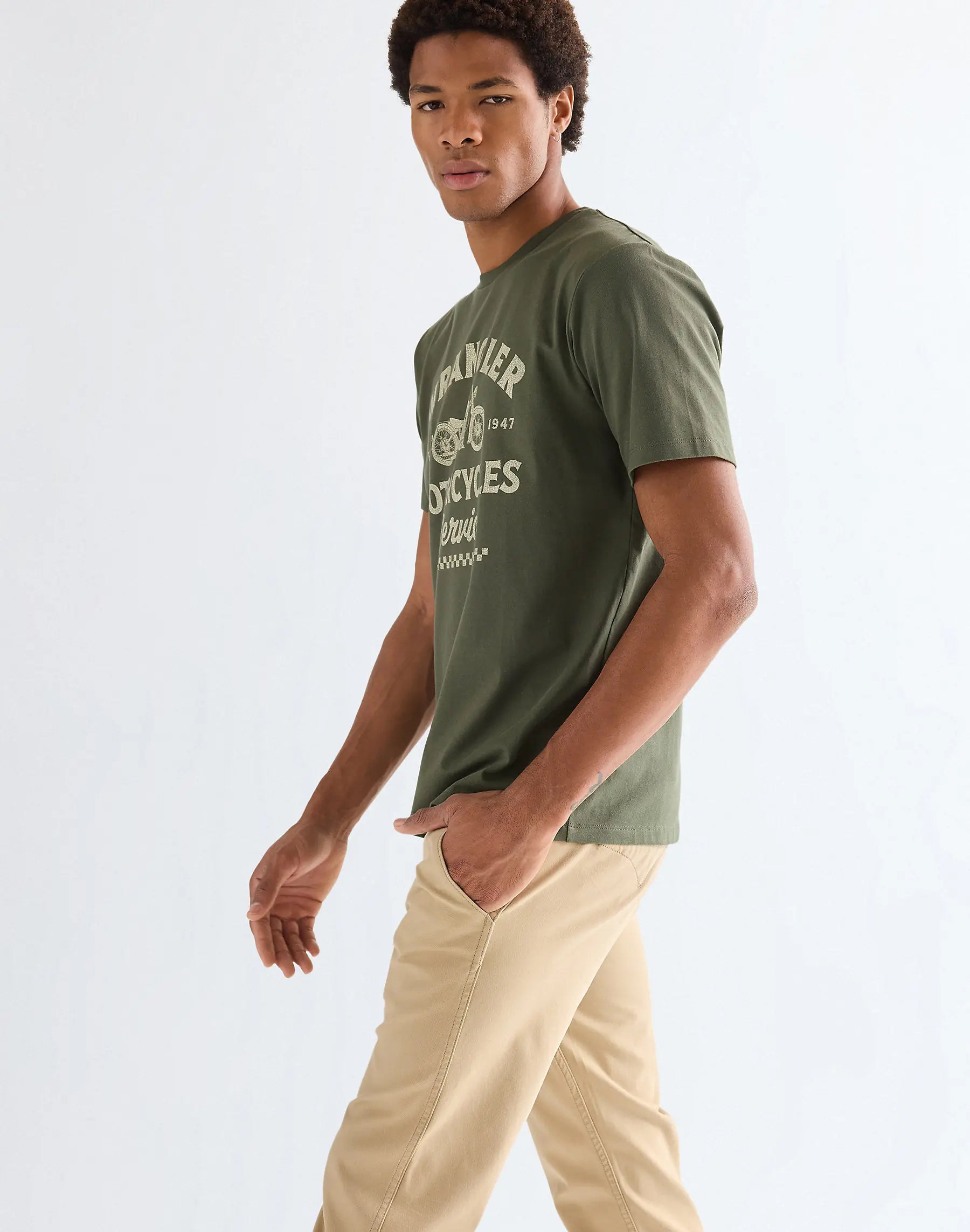 MESKA KOSZULKA WRANGLER AMERICANA TEE DEEP DEPTHS 112377954