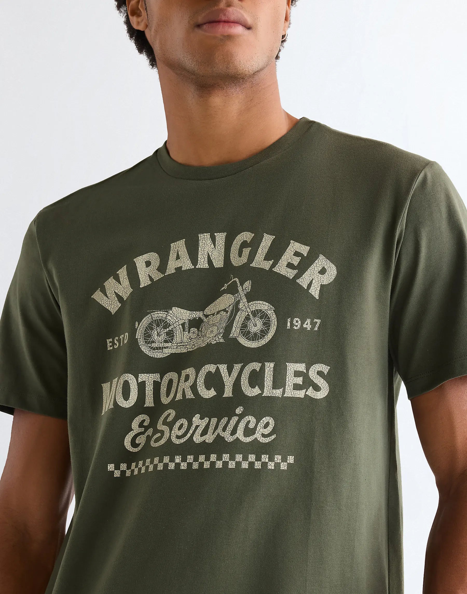 MESKA KOSZULKA WRANGLER AMERICANA TEE DEEP DEPTHS 112377954