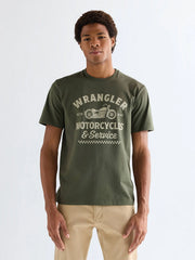MESKA KOSZULKA WRANGLER AMERICANA TEE DEEP DEPTHS 112377954