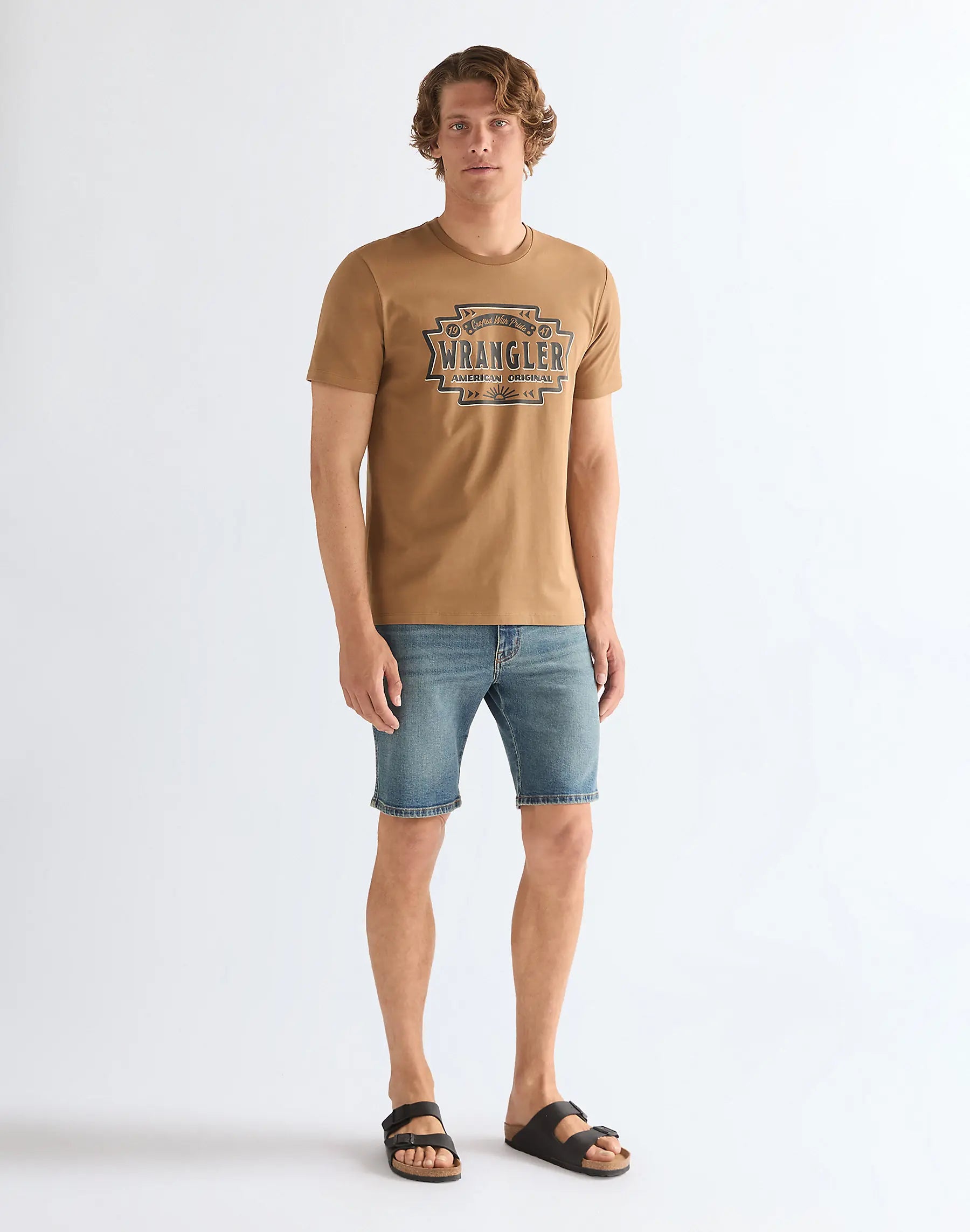 MESKA KOSZULKA WRANGLER AMERICANA TEE ERMINE 112378475