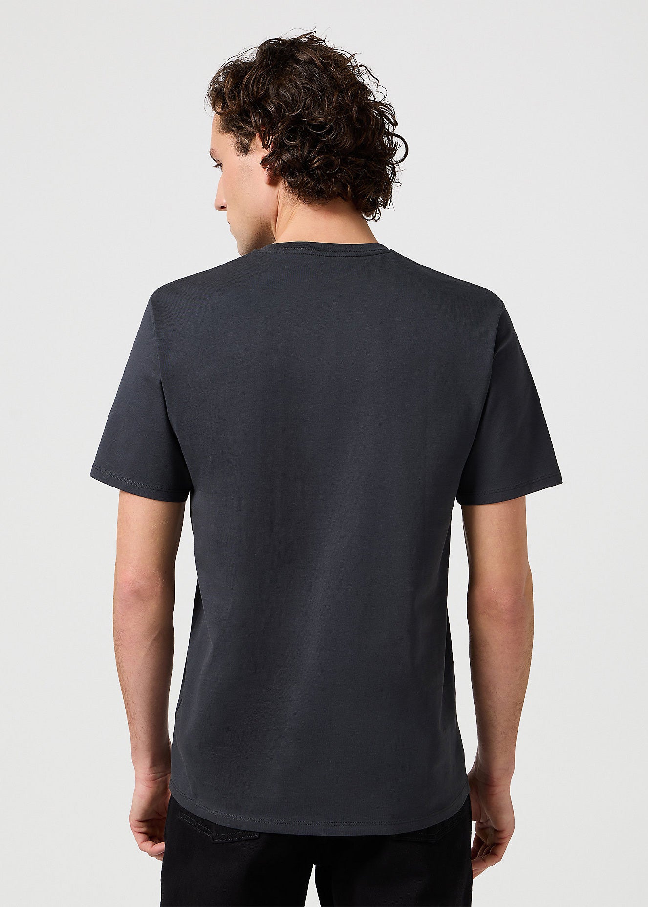 MESKA KOSZULKA WRANGLER AMERICANA TEE FADED BLACK 112362790