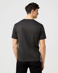 Meska Koszulka Wrangler Americana Tee Faded Black 112371478