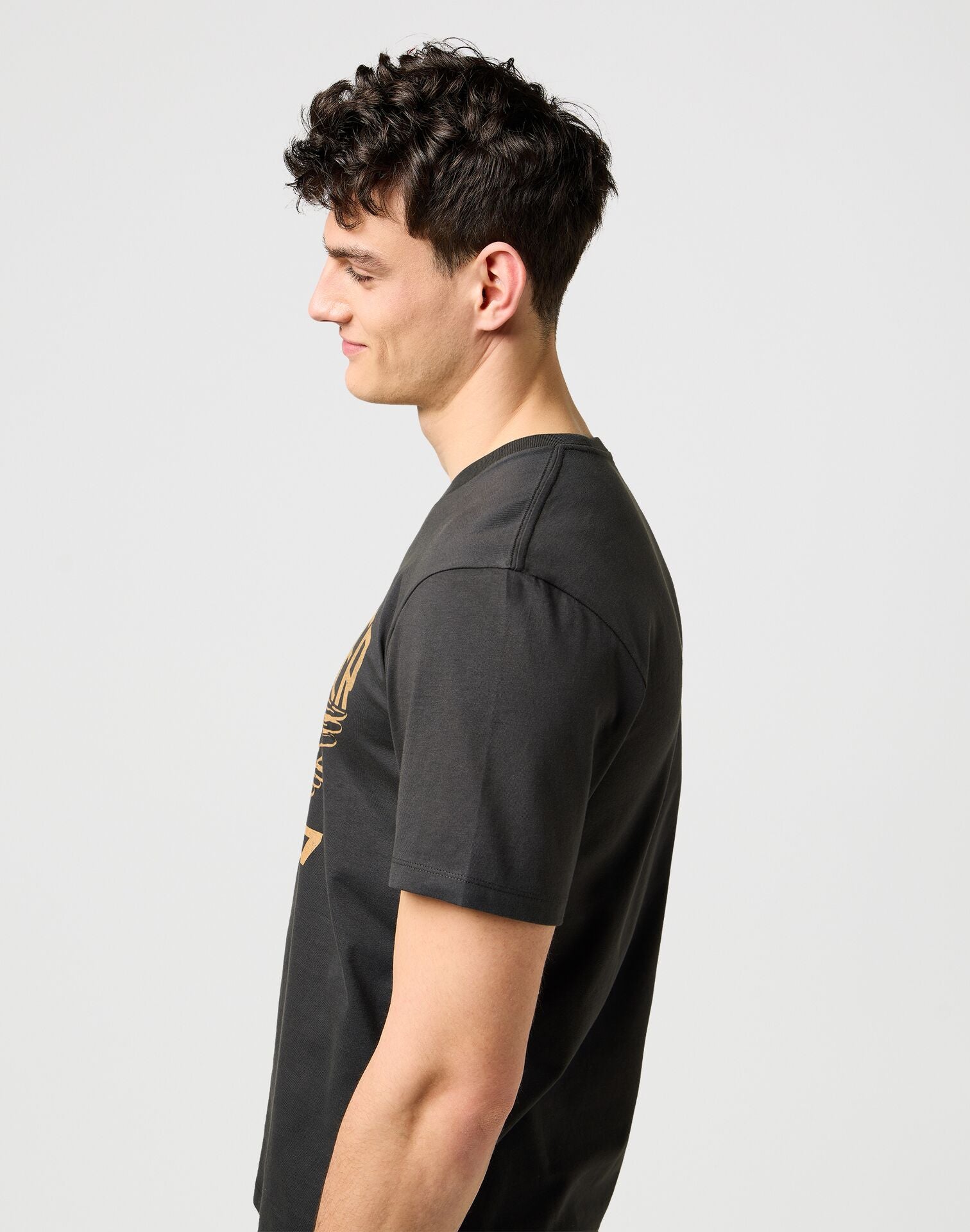 Meska Koszulka Wrangler Americana Tee Faded Black 112371478