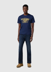 Męska Koszulka Wrangler Americana Tee Navy 112371415