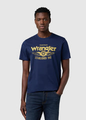 Męska Koszulka Wrangler Americana Tee Navy 112371415