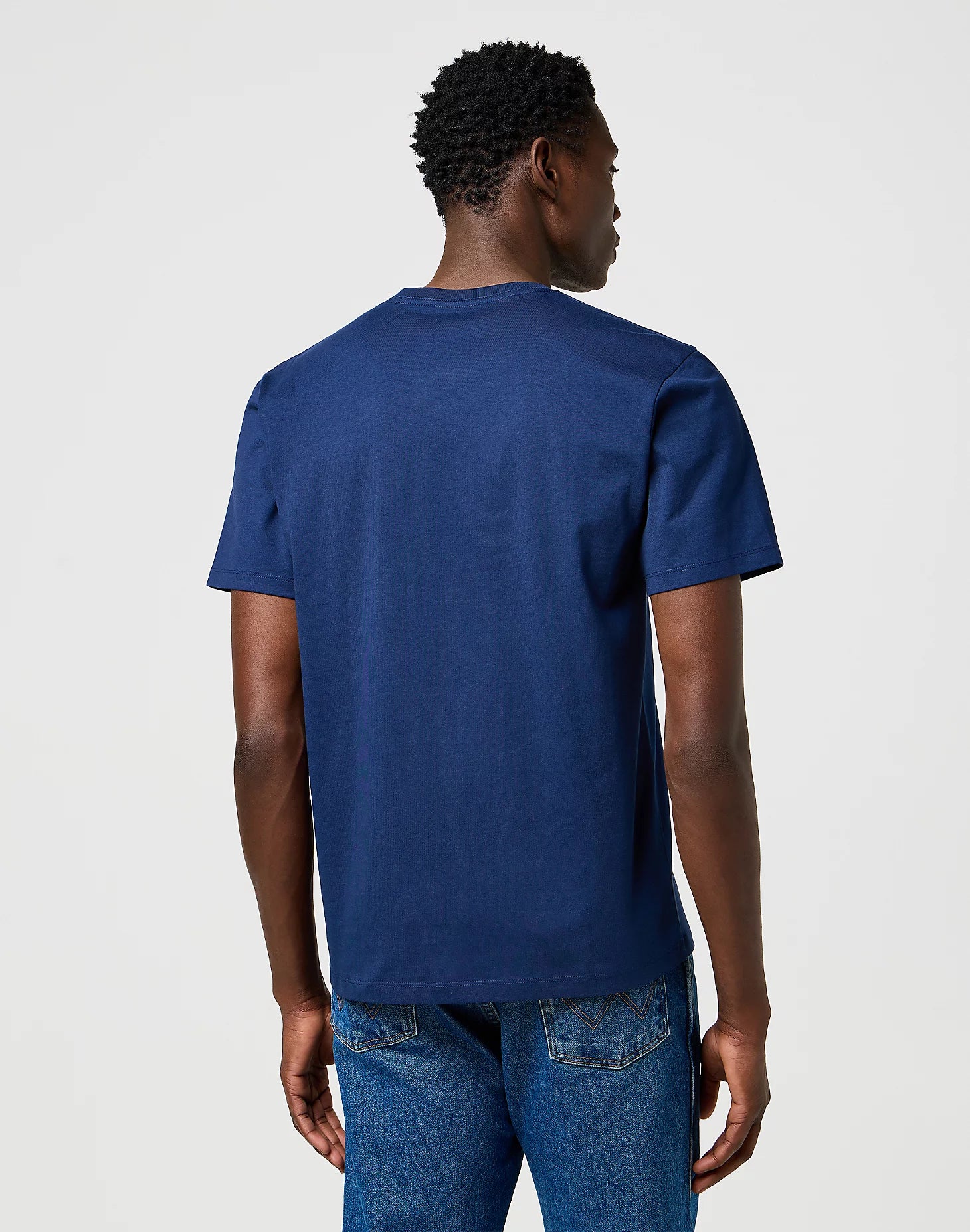 Meska Koszulka Wrangler Americana Tee Navy 112371477