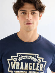 Męska Koszulka Wrangler Americana Tee Navy 112378425