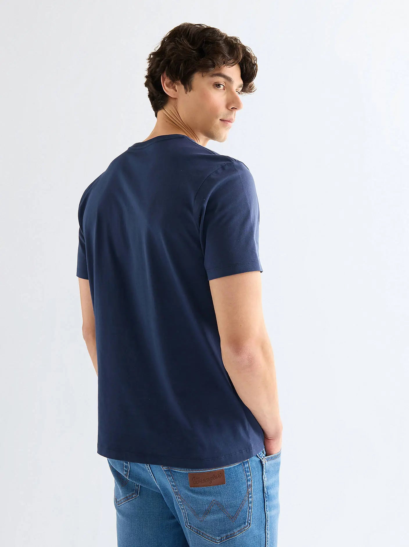 Męska Koszulka Wrangler Americana Tee Navy 112378425