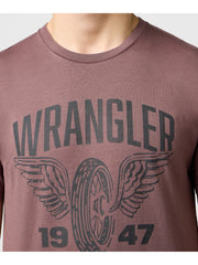 Meska Koszulka Wrangler Americana Tee Peppercorn 112371476