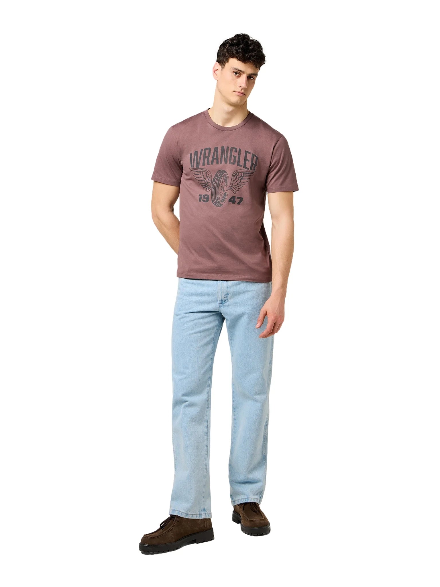 Meska Koszulka Wrangler Americana Tee Peppercorn 112371476