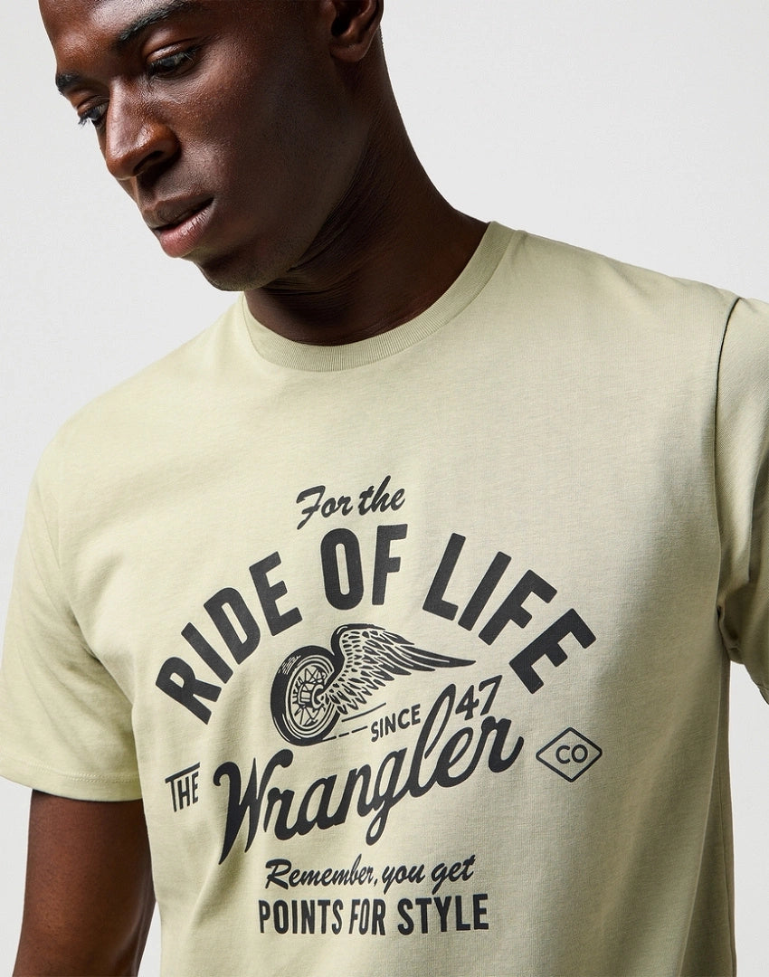 Meska Koszulka Wrangler Americana Tee Tea 112362789