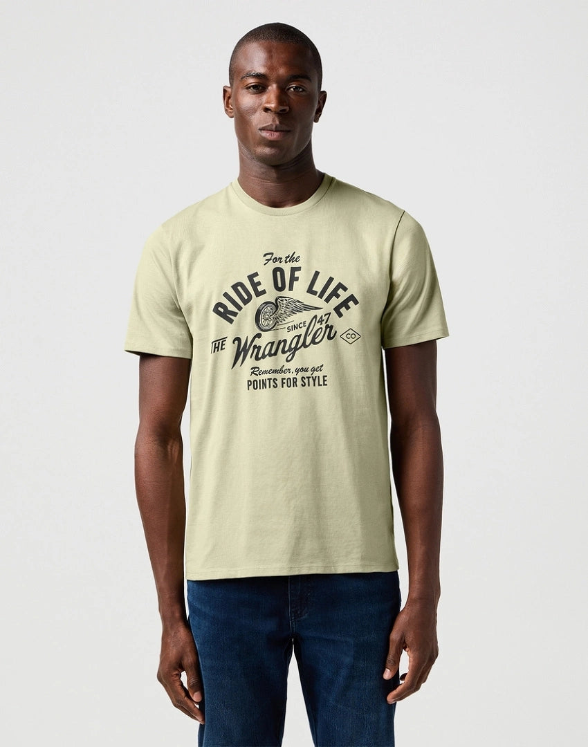 Meska Koszulka Wrangler Americana Tee Tea 112362789