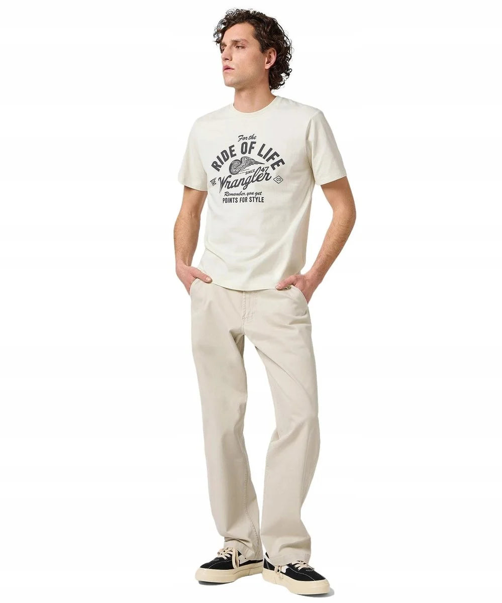 Meska Koszulka Wrangler Americana Tee Vintage White 112362791